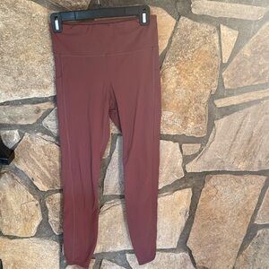 Vuori Dark Rosewood Leggings-Small